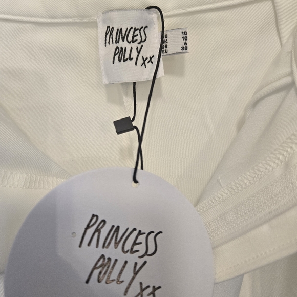 Princess Polly Briana Set White Size 6 - Picture 10 of 15
